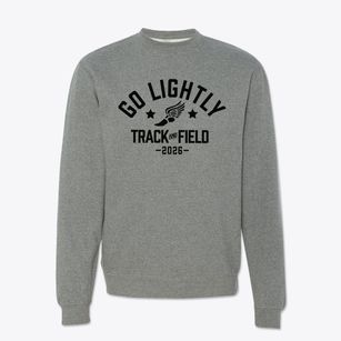 Go Lightly Elementary School Track and Field Crewneck Sweatshirt