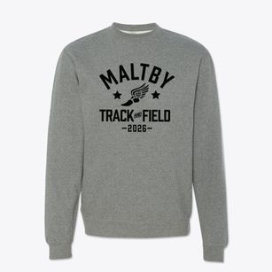 Maltby Middle School Track and Field Crewneck Sweatshirt