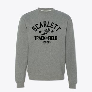 Scarlett Middle School Track and Field Crewneck Sweatshirt