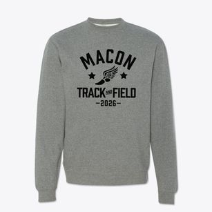 Macon Elementary School Track and Field Crewneck Sweatshirt