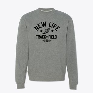 New Life Christian Academy Track and Field Crewneck Sweatshirt
