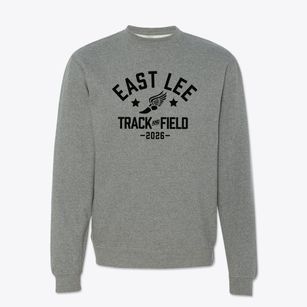 East Lee Middle School Track and Field Crewneck Sweatshirt