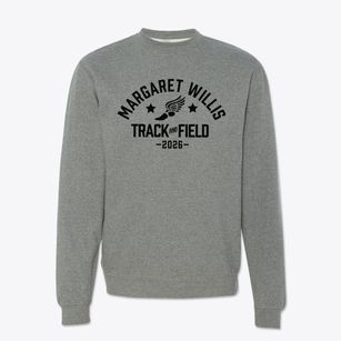 Margaret Willis Elementary School Track and Field Crewneck Sweatshirt
