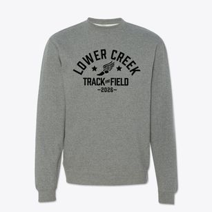 Lower Creek Elementary School Track and Field Crewneck Sweatshirt