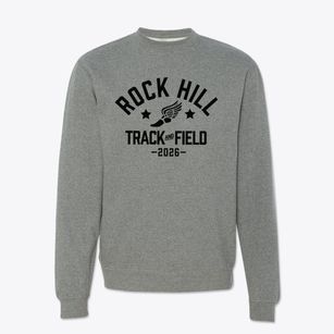 Rock Hill 3 Elementary School Track and Field Crewneck Sweatshirt
