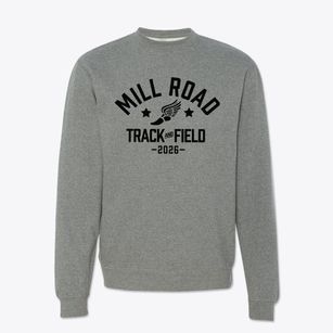 Mill Road Elementary School Track and Field Crewneck Sweatshirt