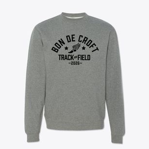 Bon De Croft Elementary School Track and Field Crewneck Sweatshirt