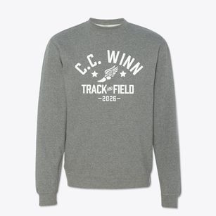 C.c. Winn High School Track and Field Crewneck Sweatshirt
