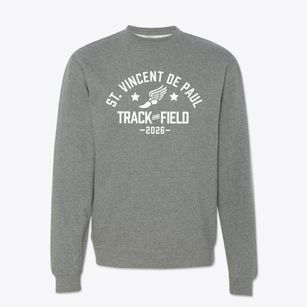Saint Vincent De Paul School Track and Field Crewneck Sweatshirt