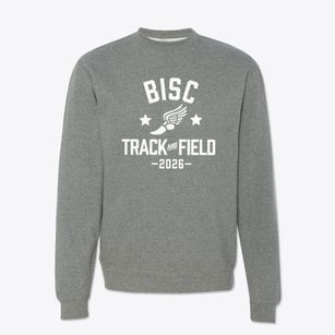 British International School Of Chicago Track and Field Crewneck Sweatshirt