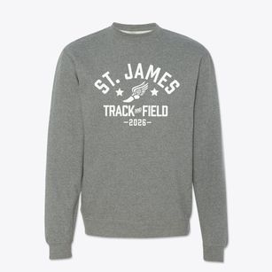 St James School Track and Field Crewneck Sweatshirt
