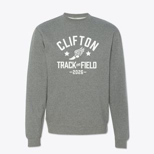 Clifton Elementary School Track and Field Crewneck Sweatshirt