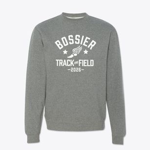 Bossier Elementary School Track and Field Crewneck Sweatshirt