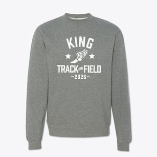 Martin Luther King Middle School Track and Field Crewneck Sweatshirt
