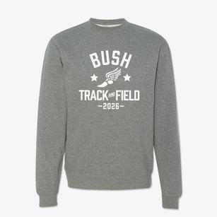 Bush Elementary School Track and Field Crewneck Sweatshirt