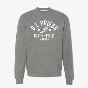 G L Priess Elementary School Track and Field Crewneck Sweatshirt