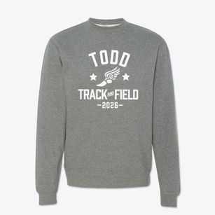 Todd Elementary School Track and Field Crewneck Sweatshirt