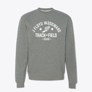 J Floyd Woodward Middle School Track and Field Crewneck Sweatshirt