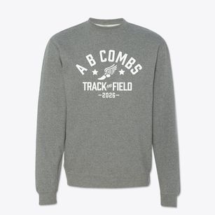 A B Combs Elementary School Track and Field Crewneck Sweatshirt
