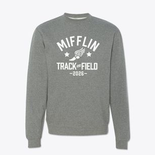 Mifflin Elementary School Track and Field Crewneck Sweatshirt