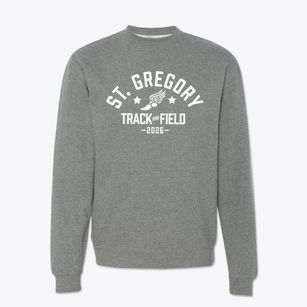 Saint Gregory The Great School Track and Field Crewneck Sweatshirt