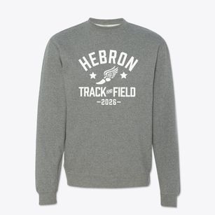 Hebron Elementary School Track and Field Crewneck Sweatshirt