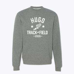 Hugo Junior High School Track and Field Crewneck Sweatshirt