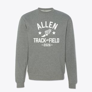 Allen Elementary School Track and Field Crewneck Sweatshirt