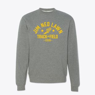 Jim Ned Lawn Elementary & Middle School Track and Field Crewneck Sweatshirt