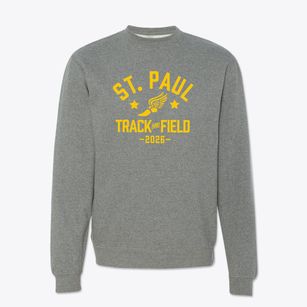 Saint Paul Lutheran School Track and Field Crewneck Sweatshirt