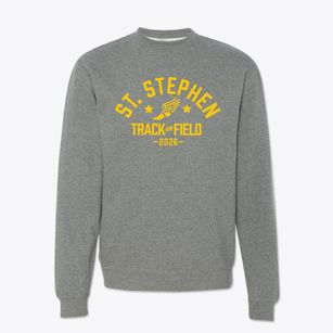 Saint Stephen School Track and Field Crewneck Sweatshirt