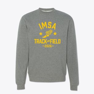 Illinois Mathematics And Science Academy Track and Field Crewneck Sweatshirt