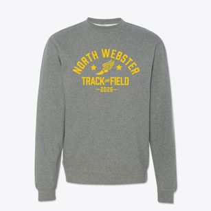 North Webster Elementary School Track and Field Crewneck Sweatshirt