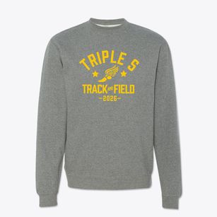 Triple S Christian School Track and Field Crewneck Sweatshirt