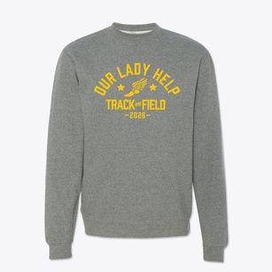 Our Lady Help Of Christians School Track and Field Crewneck Sweatshirt
