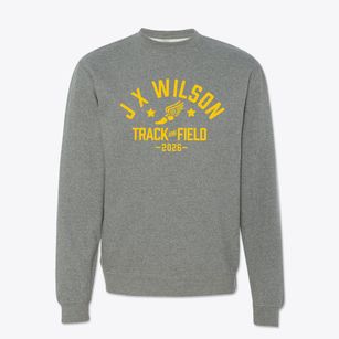 J X Wilson Elementary School Track and Field Crewneck Sweatshirt