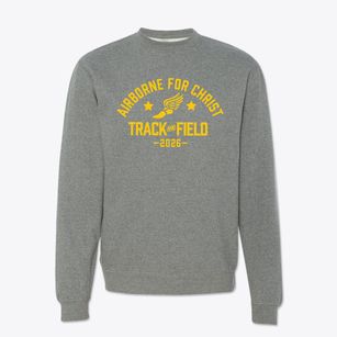 Airborne For Christ Track and Field Crewneck Sweatshirt