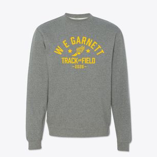 W E Garnett Christian Academy Track and Field Crewneck Sweatshirt