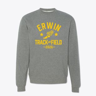 Erwin High School Track and Field Crewneck Sweatshirt