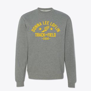 Donna Lee Loflin Elementary School Track and Field Crewneck Sweatshirt