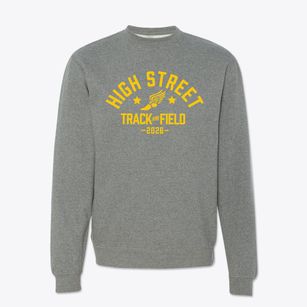 High Street Christian Academy Track and Field Crewneck Sweatshirt