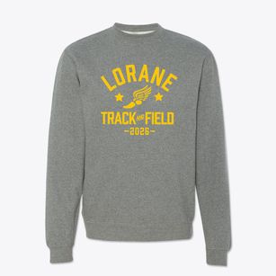 Lorane Elementary School Track and Field Crewneck Sweatshirt