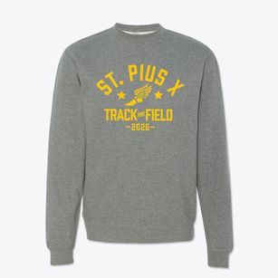 Saint Pius X Catholic School Track and Field Crewneck Sweatshirt
