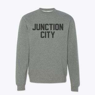 Junction City Oregon Classic Block Crewneck Sweatshirt