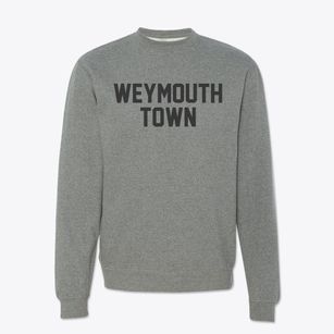 Weymouth Town Massachusetts Classic Block Crewneck Sweatshirt