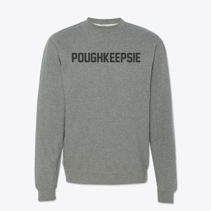Poughkeepsie New York Classic Block Crewneck Sweatshirt