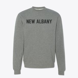 New Albany Indiana Classic Block Crewneck Sweatshirt