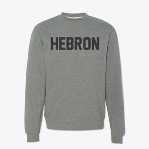 Hebron Maine Classic Block Crewneck Sweatshirt
