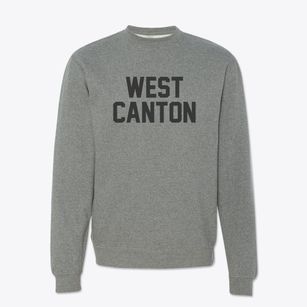 West Canton North Carolina Classic Block Crewneck Sweatshirt