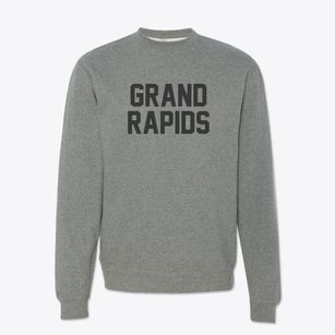 Grand Rapids Ohio Classic Block Crewneck Sweatshirt